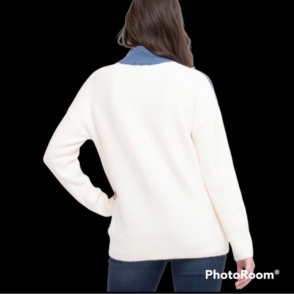 NWT Ricki’s Ladies XL Fair Isle Mock Neck Sweater - Picture 5 of 6